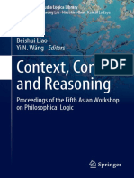 Beishui Liao, Yì N. Wáng - Context, Conflict and Reasoning - Proceedings of The Fifth Asian Workshop On Philosophical Logic - (2020)