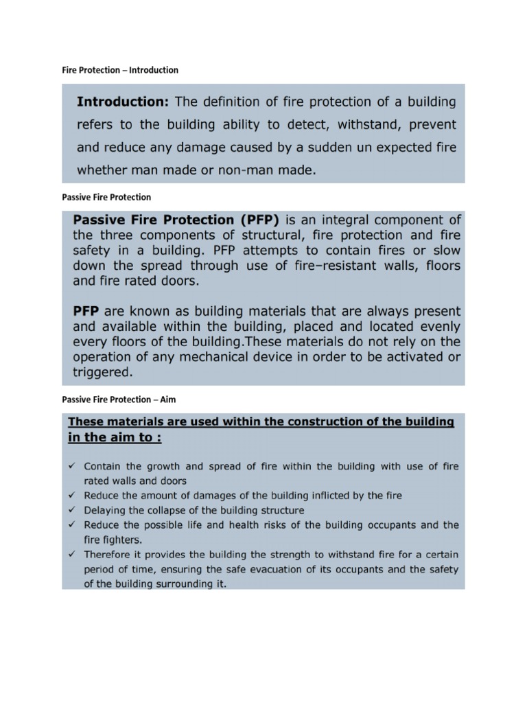 Active and Passive Fire Protection PDF