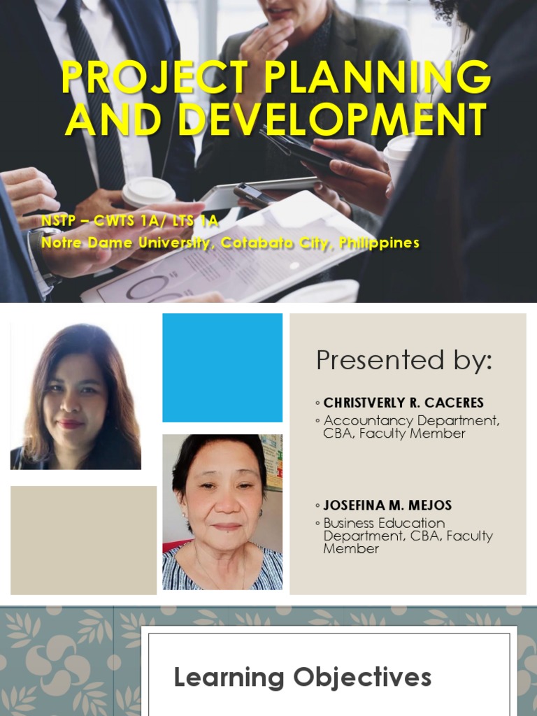 PROJECT PLANNING AND DEVELOPMENT Powerpoint Presentation | PDF | Swot ...