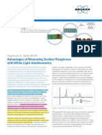 Advantages of Measuring Surface Roughness With White Light Interferometry App Note BRUKER2