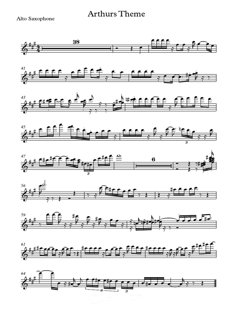 Arthurs Theme | PDF