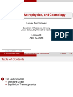 Astronomy, Astrophysics, and Cosmology - L9