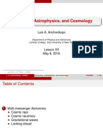 Astronomy, Astrophysics, and Cosmology - L12