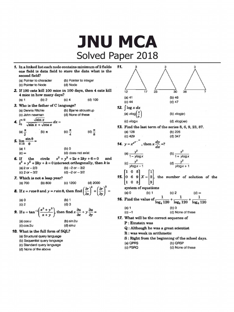 Jnu 2018 | PDF