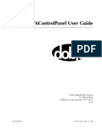 F6000 Control Panel Version 3.0 User Guide
