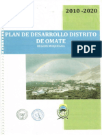 Plan de Desarrollo Distrito de Omate