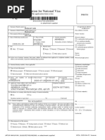How to Complete the VIDEX Form for Germany | PDF | Passport | Travel Visa