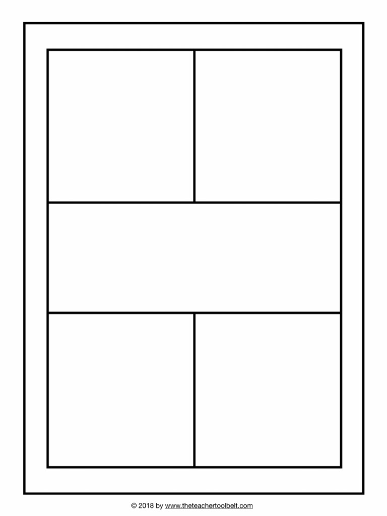 Blank Printable One Pager Template Pdf Free