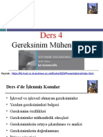 Ders 4 - Gereksinim Mühendisliği