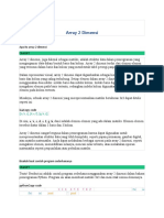 Apa Itu Array 2 Dimensi Chatgpt