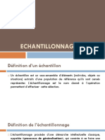 Echantillonnage