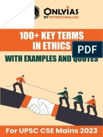 100 + Ethics Key Terms & Quotes