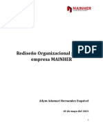 Rediseño Organizacional para La Empresa MAINHER COMPLETO