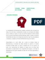 Metodologia Identificar Causas Brainstorming