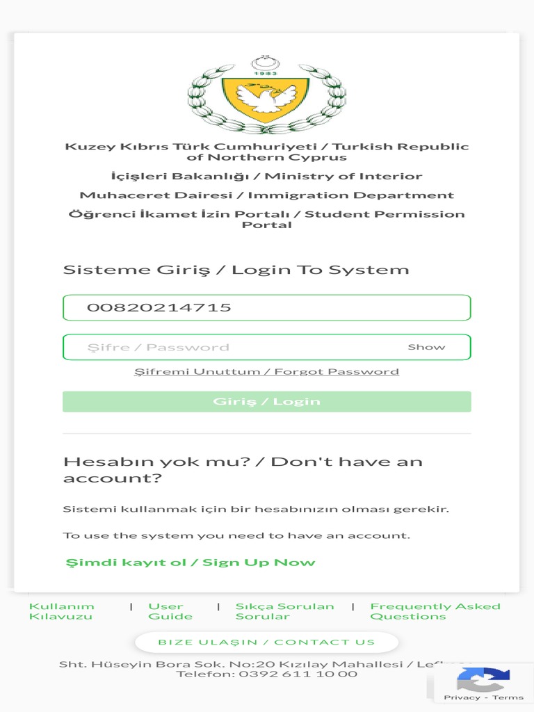 KKTC Öğrenci̇ İzi̇nleri̇ Si̇stemi̇ TRNC Student Perm 2 | PDF