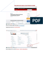 Instructivo para Instalar Planilla Electronica Plame