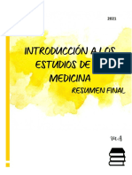 Introducción A Los Estudios de La Medicina RESUMEN FINAL M.A