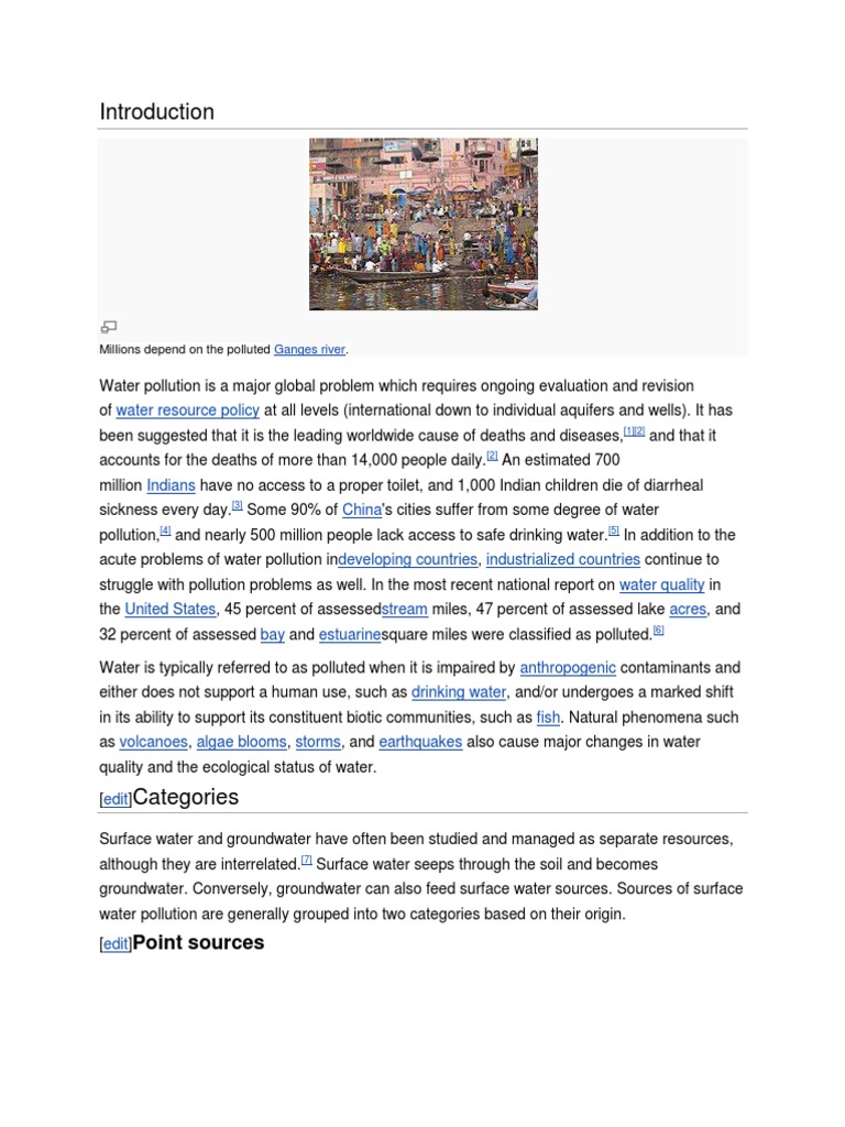 Ganges River Pollution and Global Impact | PDF