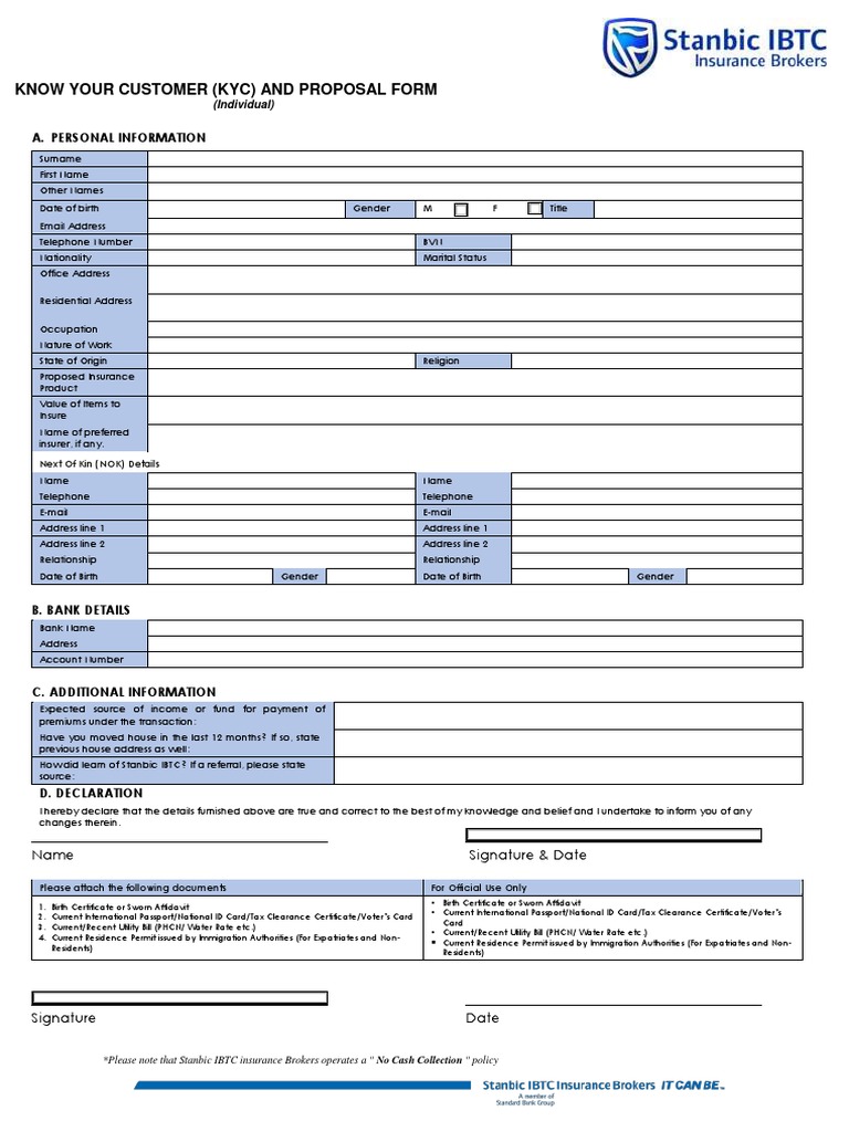 SIIB KYC FORM - Individual - Update | PDF
