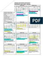 Kalendar Nastavnih Aktivnosti 2022 2023