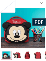 Fun Homes Disney Mickey Mouse School Bag Red 15 Inches Online in India, Buy at Best Price From Firstcry - Com - 8734655