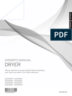 LG Washer DLEX2450R Manual