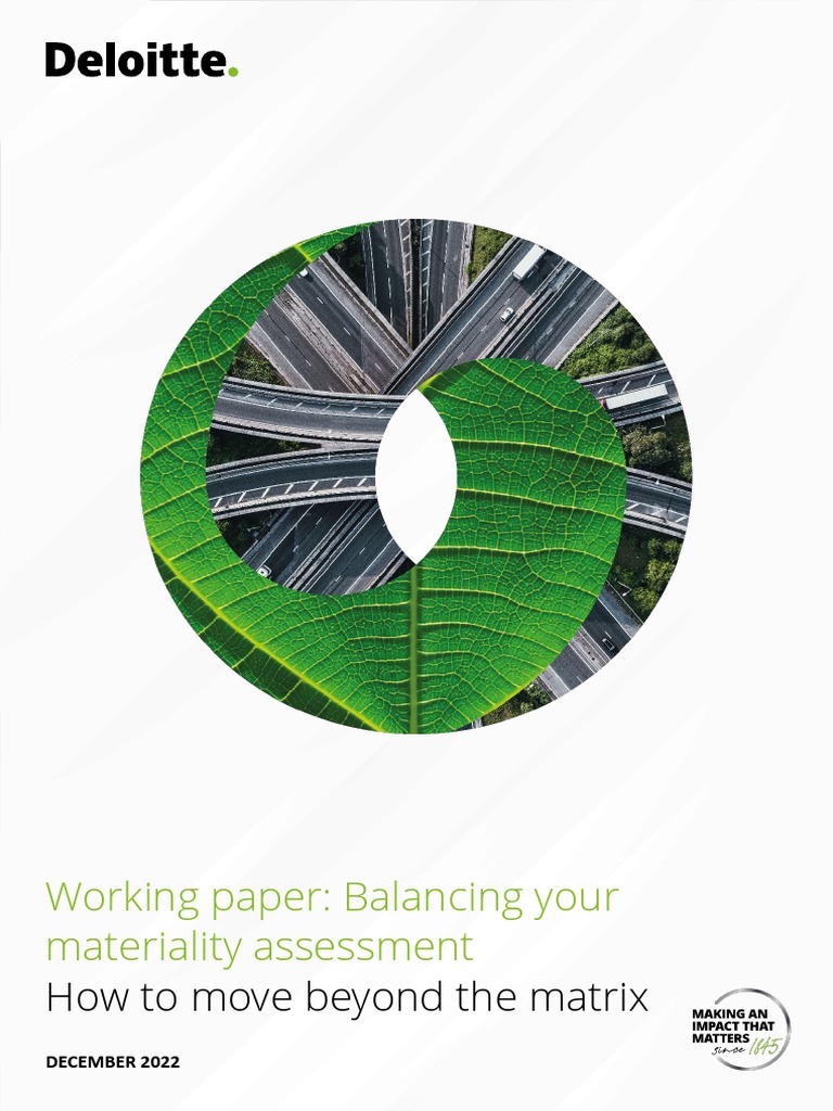 Double Materiality Assessment Guide | PDF | Risk | Supply Chain