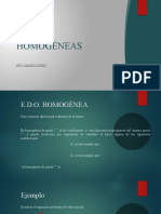 1.7.1 EDO Homogeneas