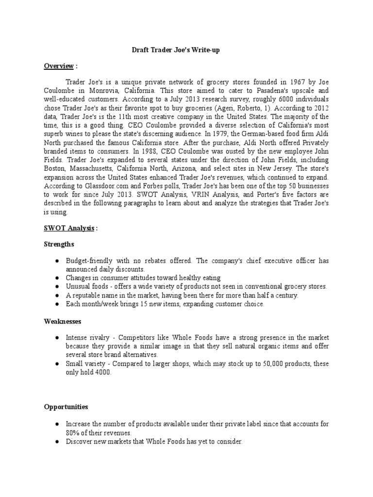 Trader Joe's WriteUp Draft2 PDF Brand Retail