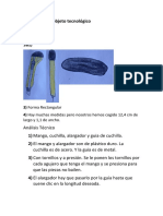 Análisis de Un Objeto Tecnológico