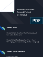 Present Perfect vs. Present Perfect Continuous