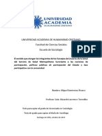 Tesis Sobre Participacion. Universidad de Chile.