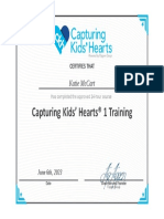 Capturing Kids Hearts 1 Certificate 06-06-2023