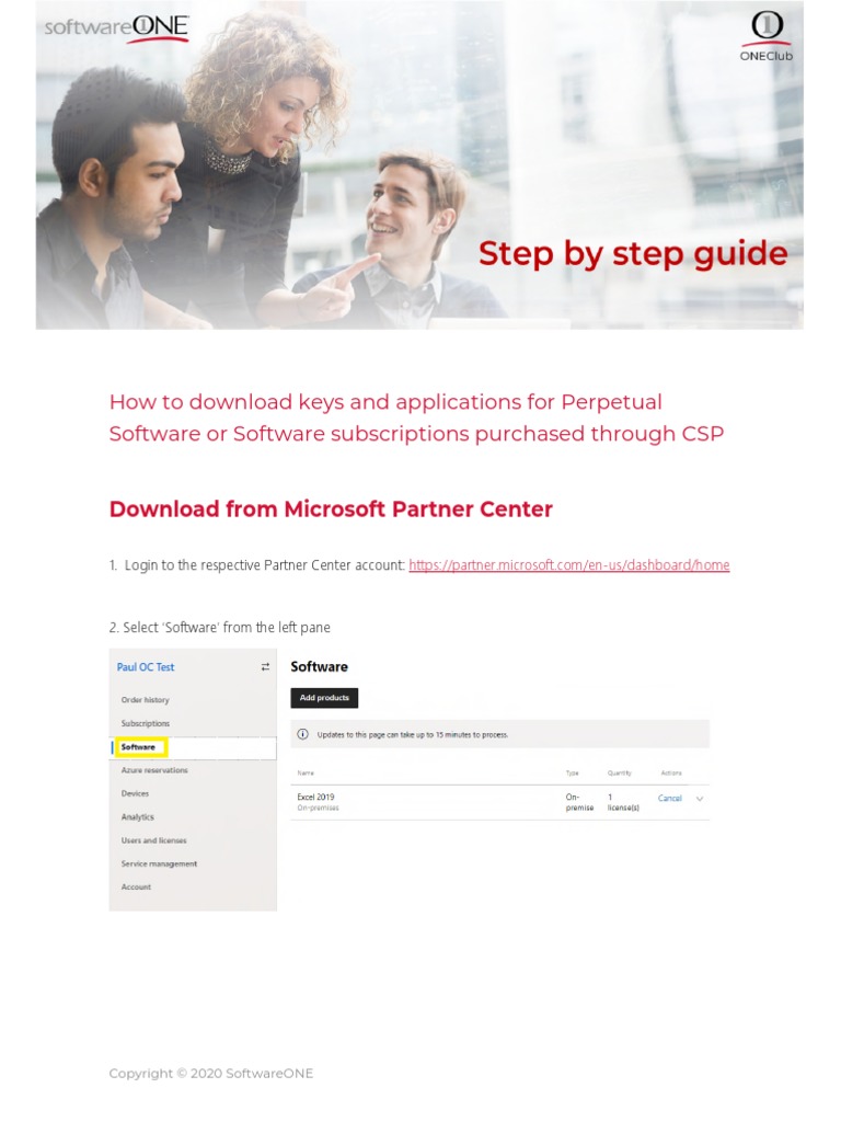 Guide Swo Downloading Keys and Applications For Perpetual Software ...