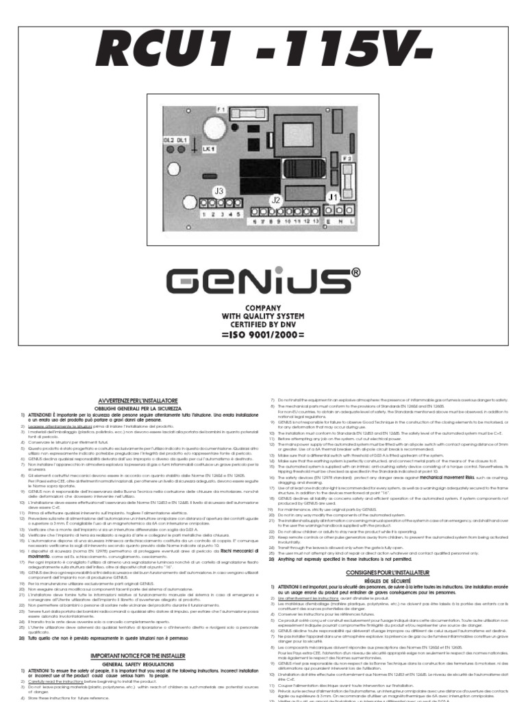 Rcu 1 | PDF
