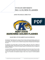 Folleto de fundamentos de marcha de los Kentucky Golden Flashes