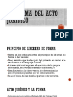 La Forma Del Acto Jurídico