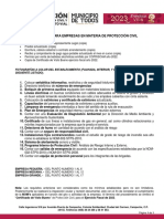 2023 Formato para Solicitud de Inspeccion en Materia de Proteccion Civil