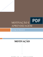 Motivação e Aprendizagem