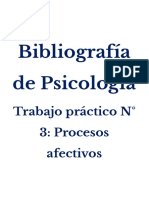 TP 3 Bibliografía de Psicología (Procesos Afectivos)