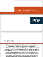 Documentos de Identidad