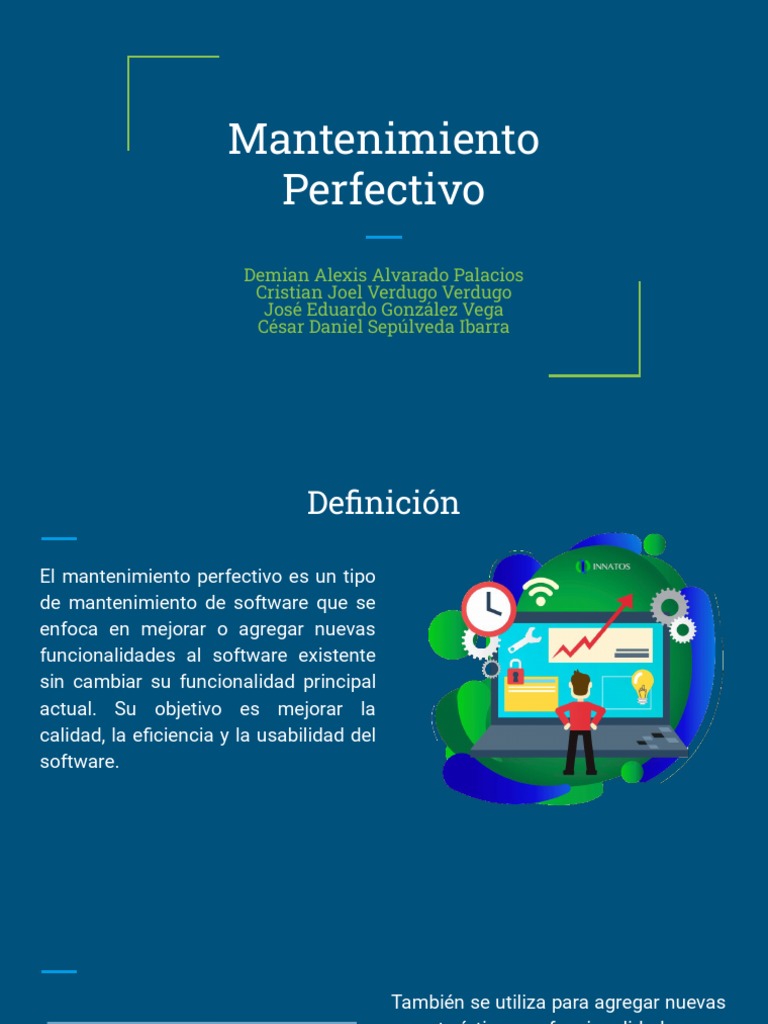 Mantenimiento Perfectivo de Software | PDF | Software | Ingeniería de ...