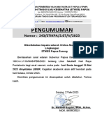 PENGUMUMAN