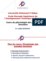 Cours Complet PR Doudach, Physiologie Resumé