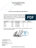 Constancia de Aprobación de Idiomas