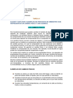 Cambios Fisicos y Quimicos Ejemplos