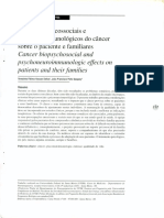 Efeitos Biopsicossociais e Psiconeuroimunologicos Do Cancer Sobre o Paciente e Familiares