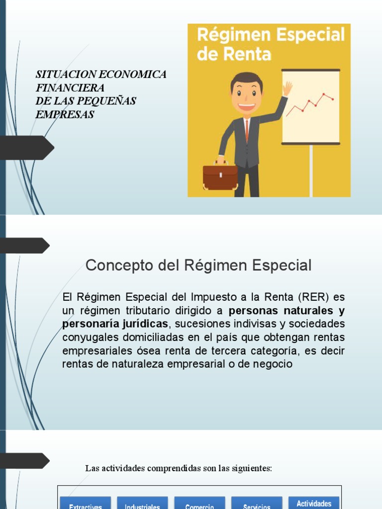 07 Pequeñas Emprsas en El Regimen Especial | PDF | Impuesto sobre la ...