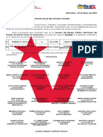 Formato de Postulacion Del Equipo Politico Municipal Del Psuv