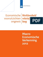 Macro Economische Verkenning (MEV) 2012
